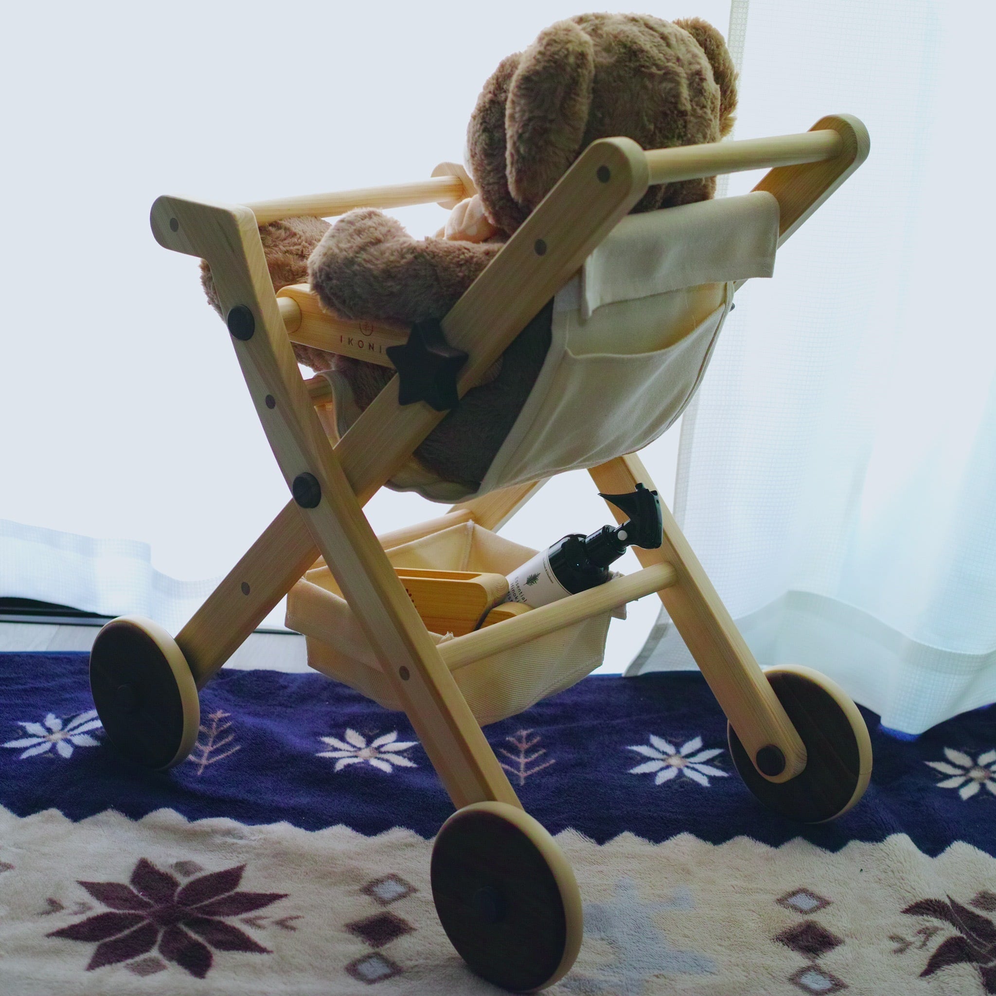 ドールバギー Doll Buggy ｜ 歩く練習 ごっこ遊び | 木のおもちゃ 家具