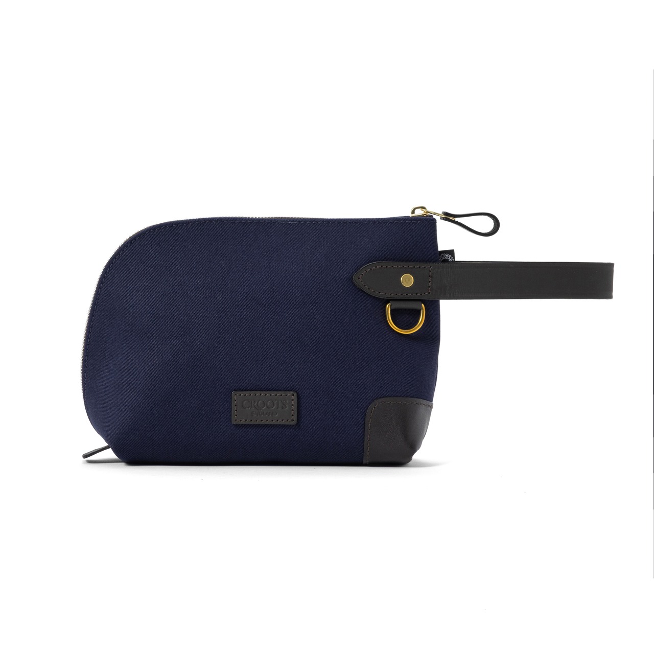 ZIPPED POUCH 3rd / DALBY CANVAS  NAVY - 1