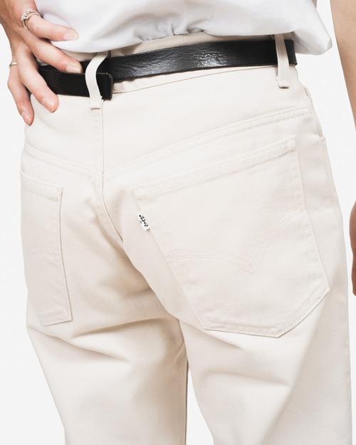 [1998] "Levi Strauss & Co." STA-PREST White Twill Trousers (Made in Italy)