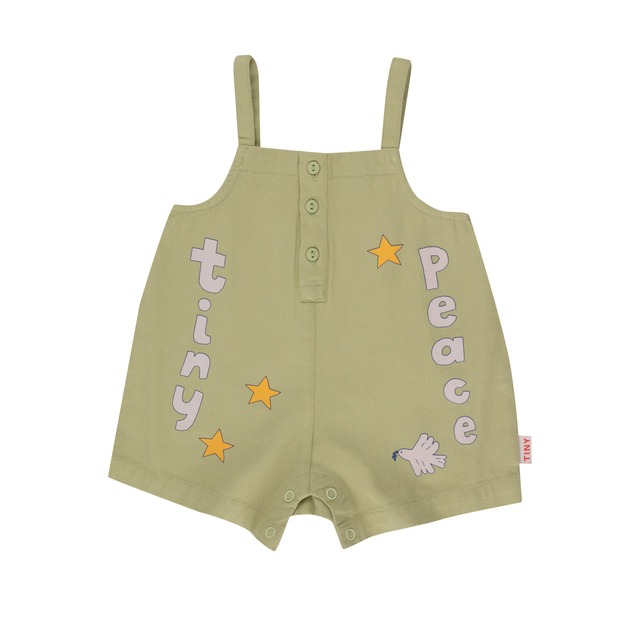 【Last1 24m】tinycottons(タイニーコットンズ) ／ TINY PEACE BABY DUNGAREE  SS24