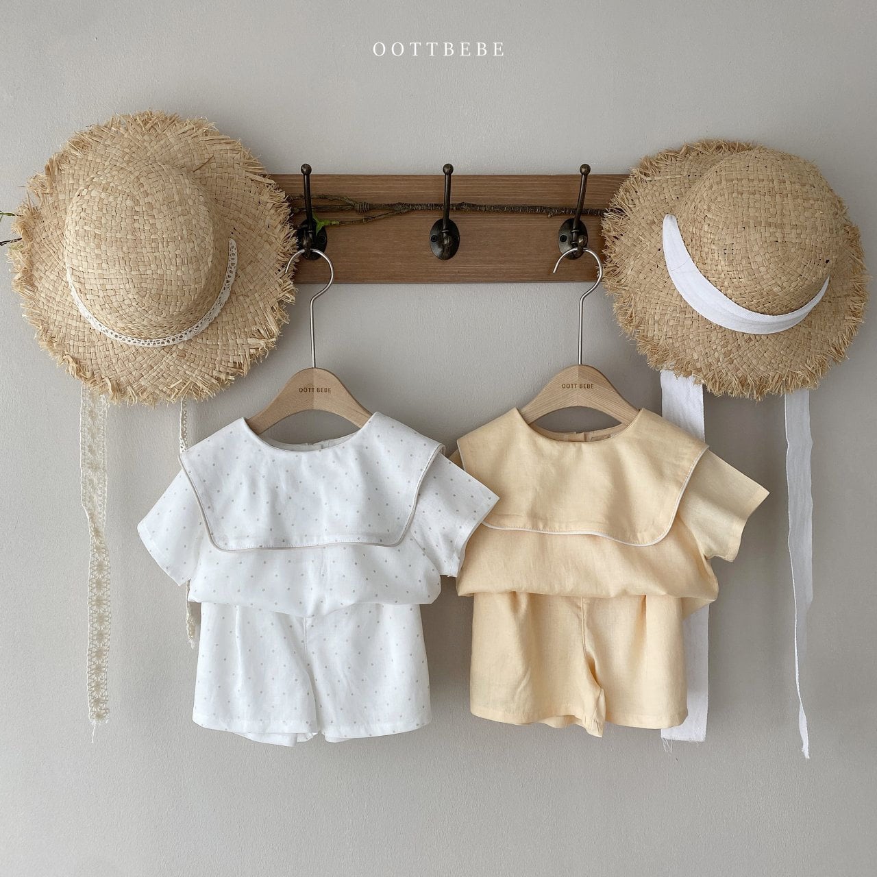 均一セール | アイボリードット110【即納】oottbebe|80-120cm|Salad Blouse
