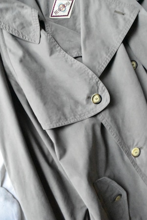 "HUGO BOSS" 1980s Dark blown trench coat