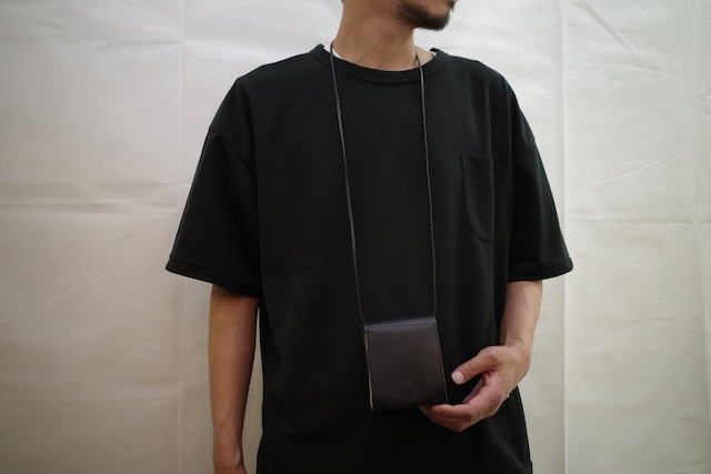 MARROW(マロウ) STRING PURSE BLACK