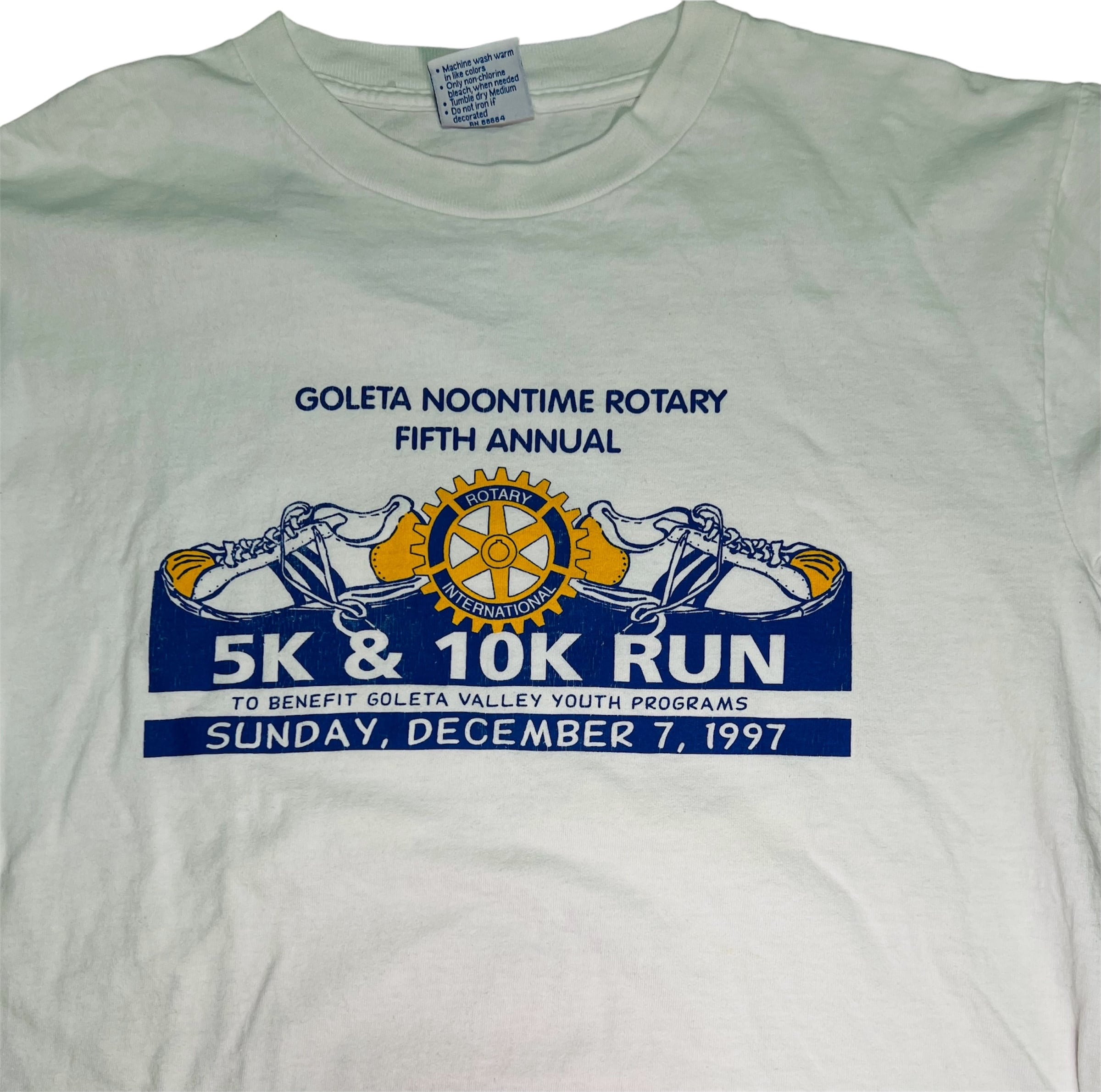 90s チャリティーマラソン大会 Tシャツ Mサイズ シングルステッチ