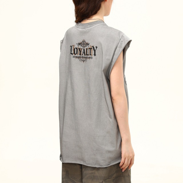 cross-graphic sleeveless　クロスグラフィックノースリーブ　J2086