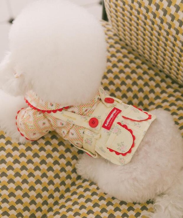 〈即納アイテム〉Rolling PEPE パステルシュシュ オーバースカート（イエロー）