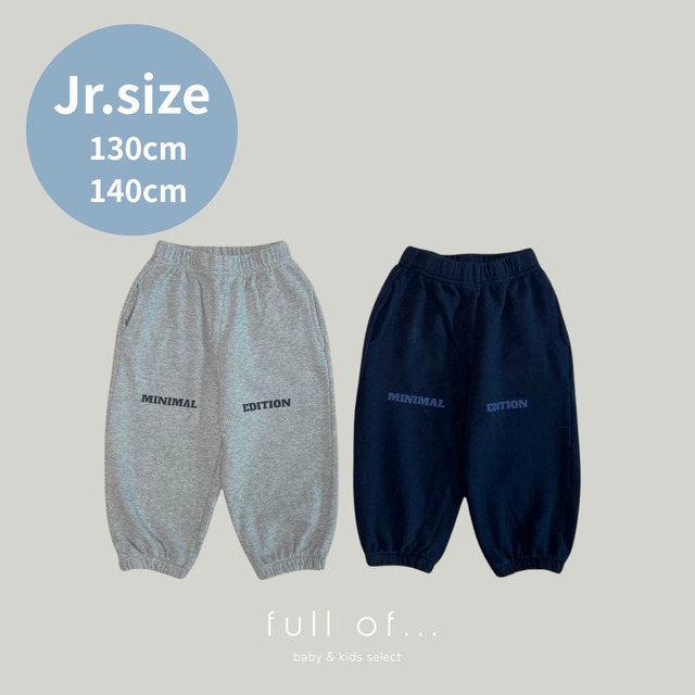 【即納 Jr.size】MINIMAL autumn edition pants #16322