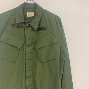 60's US ARMY jungle fatigue jacket SMALL-LONG ミントコンディション S4