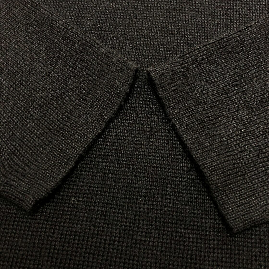 90～00s OLD STUSSY/Line Knit/紺タグ/S80/L/ラインニット/セーター 