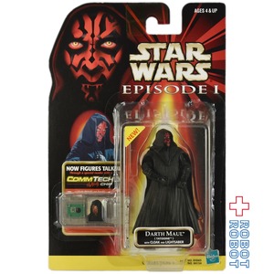 ※ブリスター黄色：スター・ウォーズ EP1 コムテック ダース・モール タトゥイーン 3.75インチ アクションフィギュア 国内版 未開封