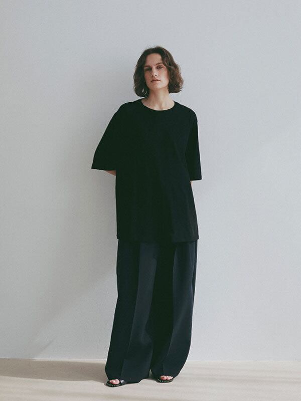 ETRE TOKYO ダブルクロスハイウエストタックパンツ 3色展開 | FLICKA