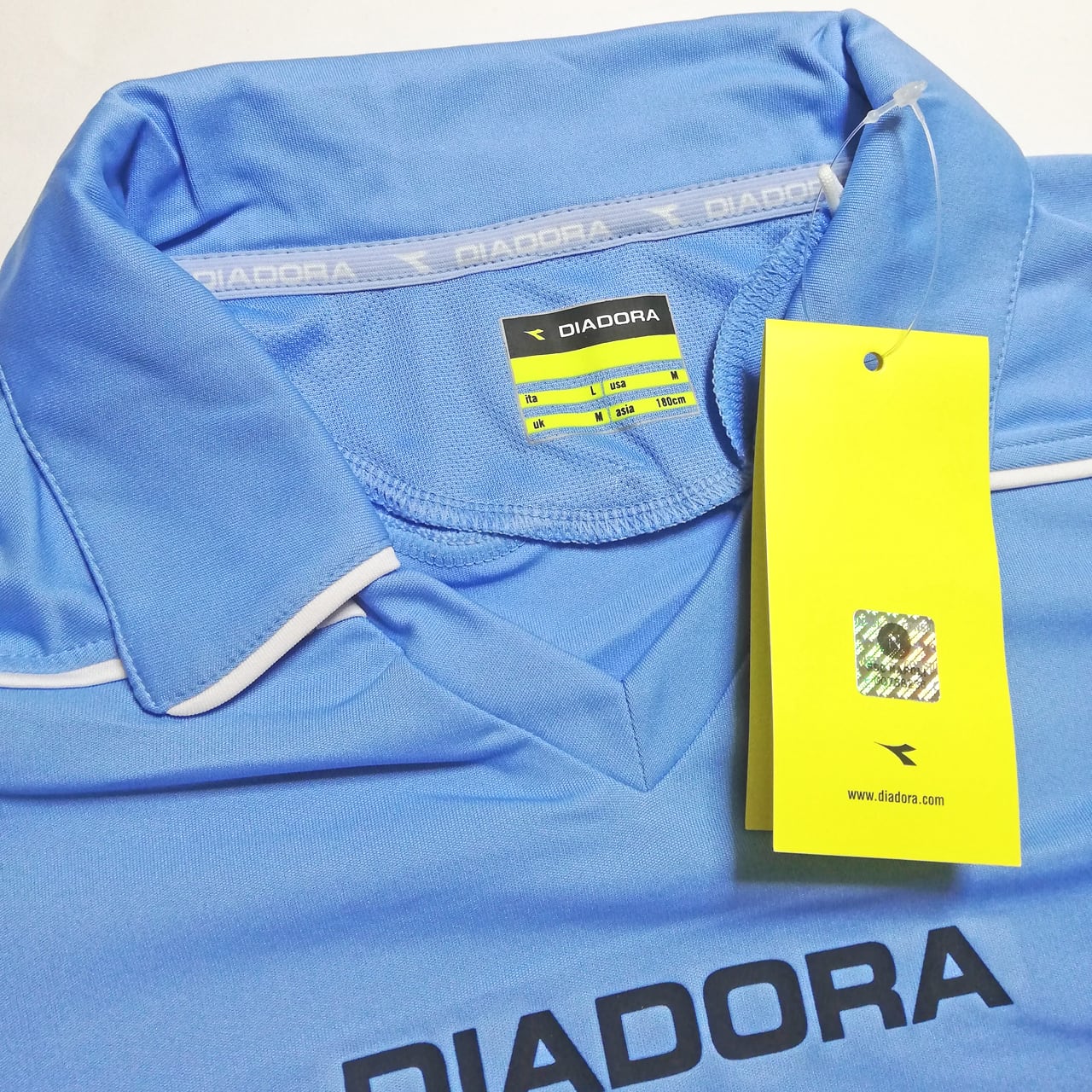 【新品未使用】DIADORA ナポリ シャツ L ナポリ 2008-09 Diadora 選手用 ホーム半袖 ユニフォーム（インポートL