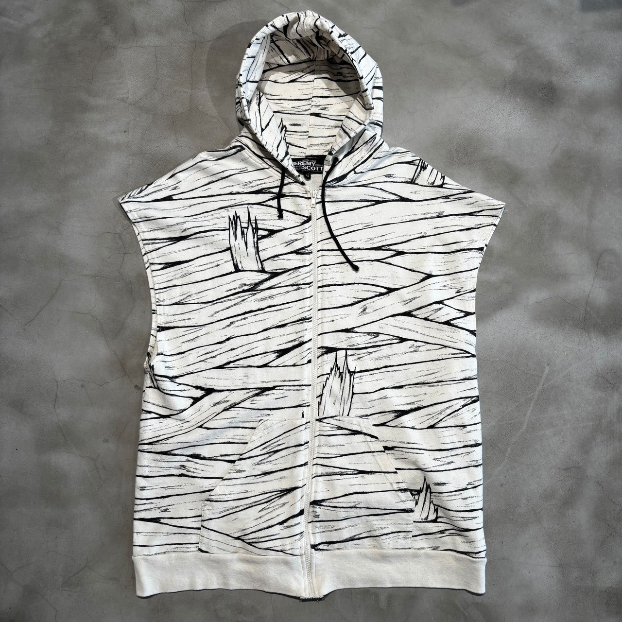 JEREMY SCOTT, Nosleeve Hoodie