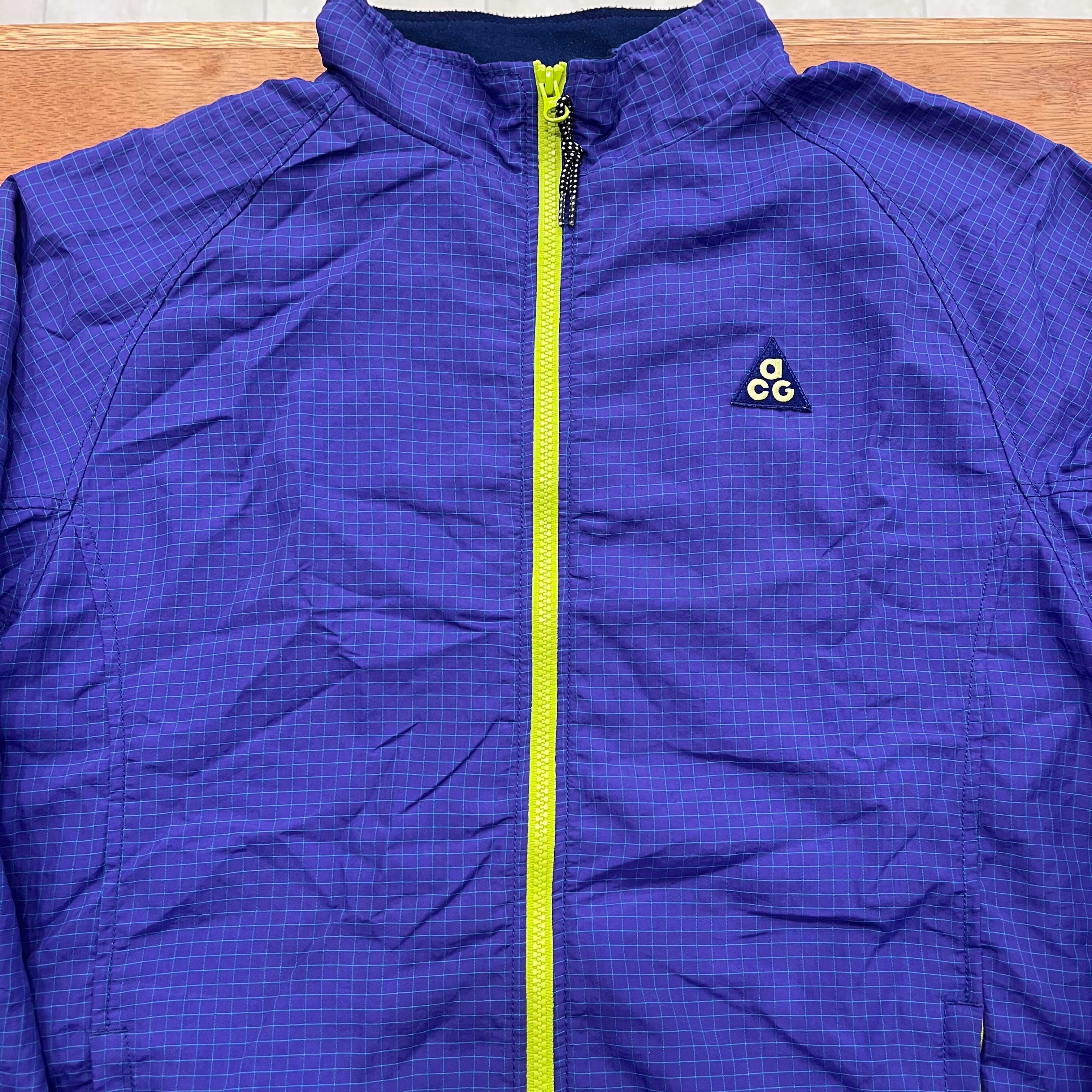 NIKE ACG MT. FUJI F/Z NYLON PURPLE GRIT JACKET L | safarionline