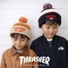 THRASHER スラッシャー キッズ NEW OVAL 梵天付き ニットキャップ 24TH-N52K 子供 ニット帽 防寒 秋冬