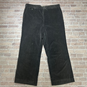 1990s LANDS'S END COTTON CORDS PANT GRAY