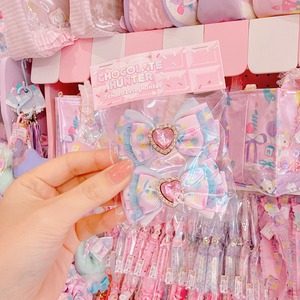 【R38】57-6エコリンリボンツインヘアゴム