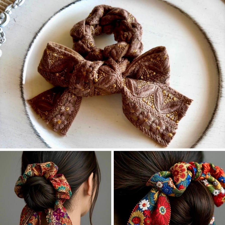 インド刺繍リボン 花と雑貨 ボタニカル