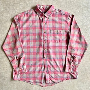 1980~90s  L/S  Check Shirt  XL  H513
