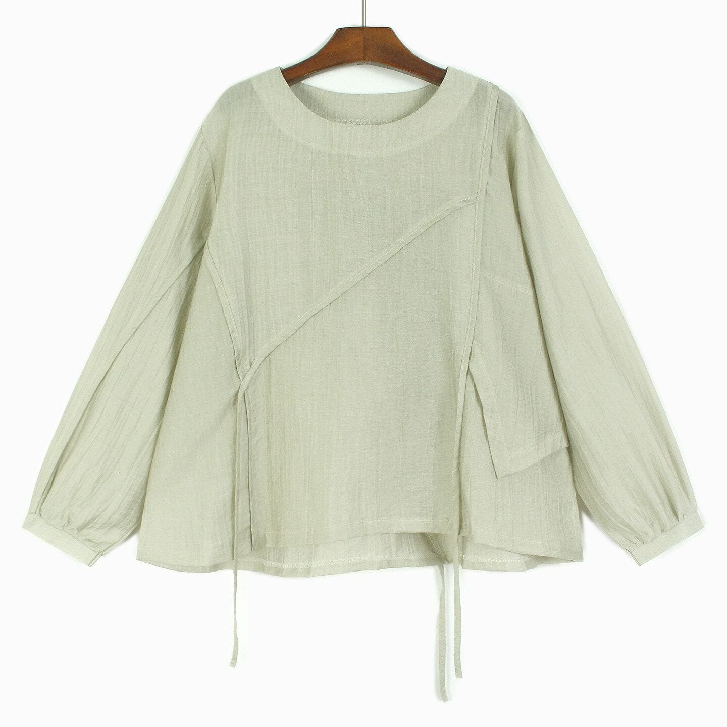 TEXTURED LIGHTWEIGHT RELAXED SHIRT TOP M-14519