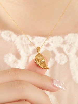 316L hawaiian hulu necklace #n85