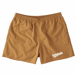 ナイロン ショートパンツ 水陸両用【コヨーテブラウン】《S-XL》