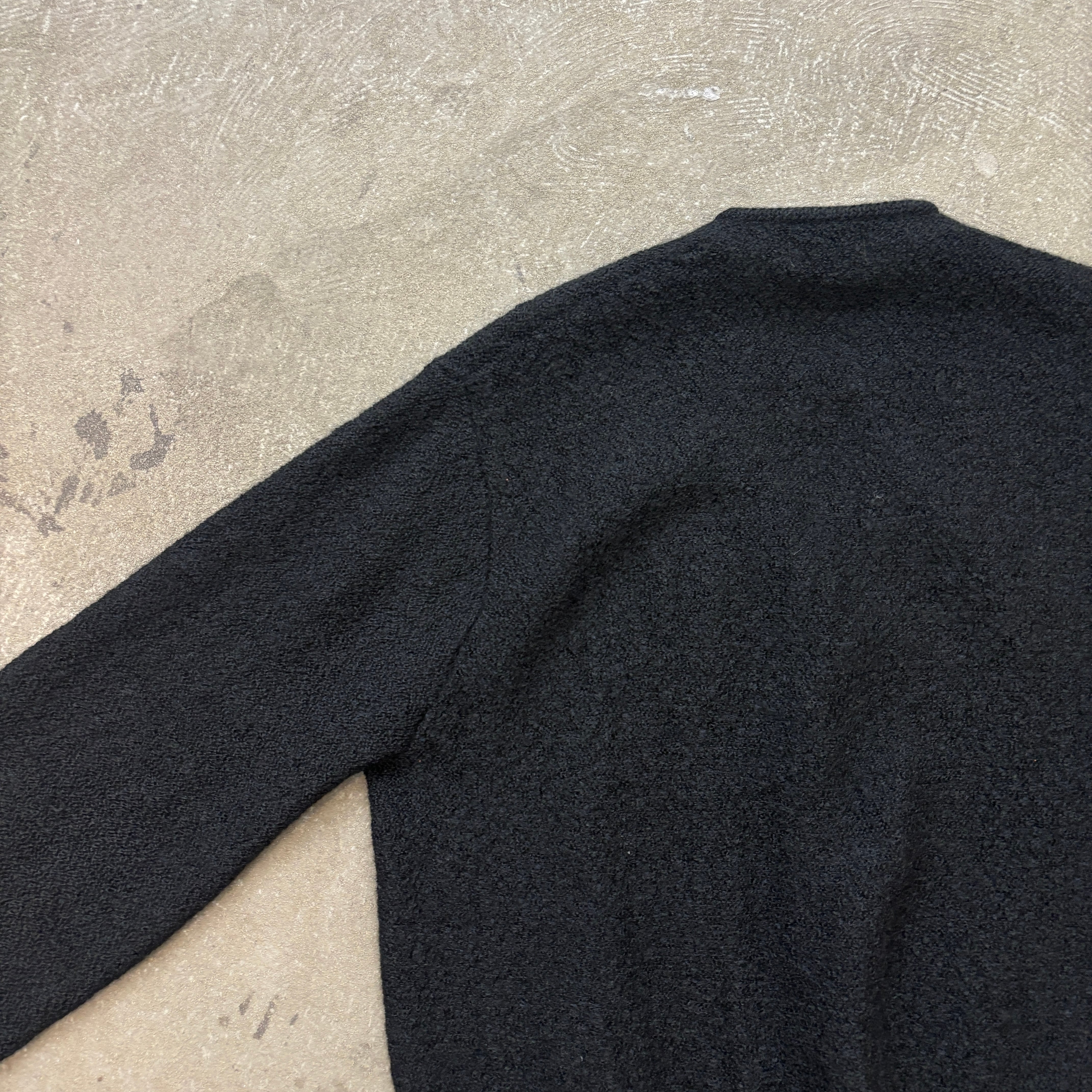 60s DRUMMOND Black Mohair Cardigan 60年代 モヘアカーディガン 黒 