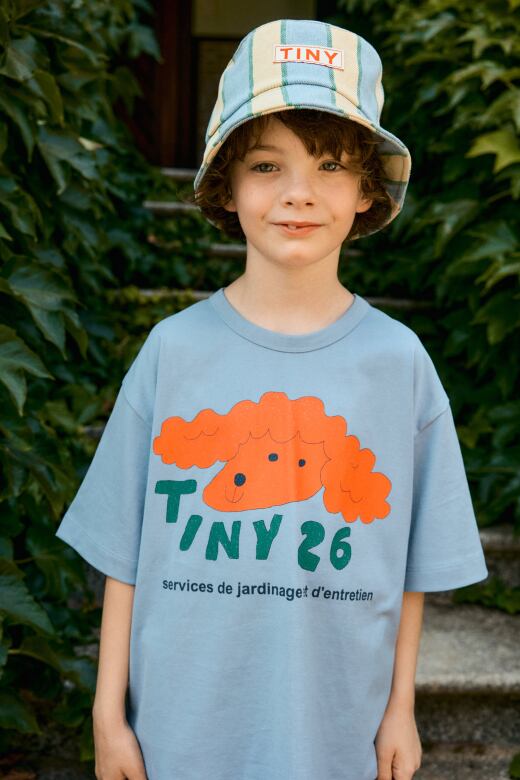 TINY COTTONS / RED DOG GRAPHIC TEE (grey) 26SS | amie