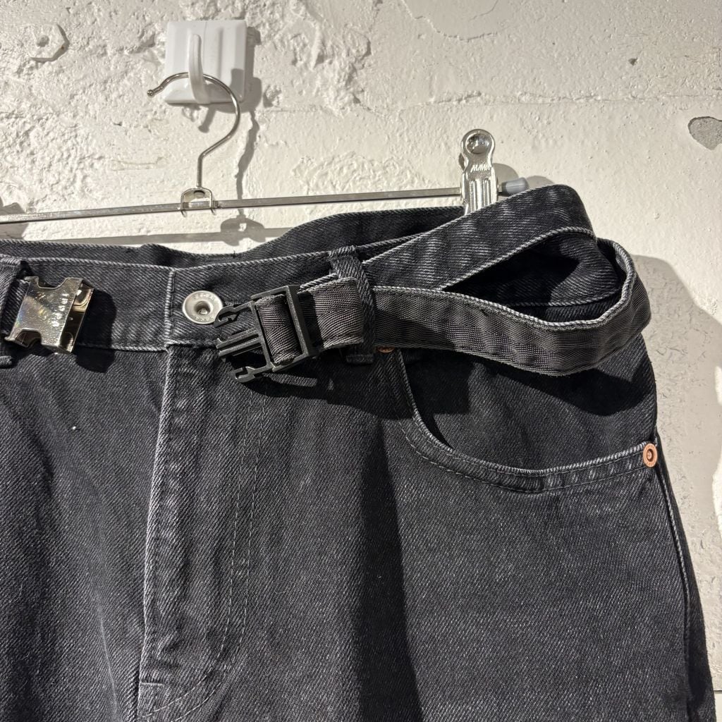 sacai サカイ 24SS Belted Denim Pants デニム 24-03354M ブラック