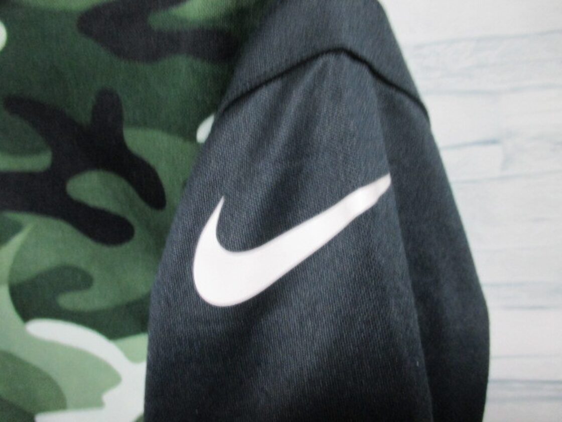 NIKE ナイキ カモ柄 フリース パーカー プルオーバー/キッズ/M/145/72 