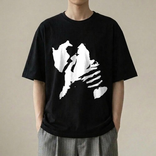 グラフィック半袖キスTシャツ 10170