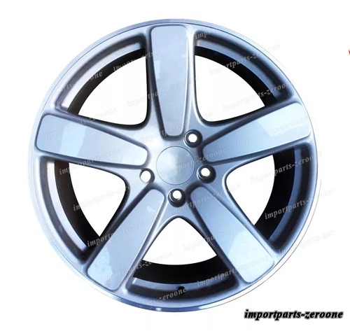 2003-2016 ポルシェ カイエン 21x10 21インチ クラシック 5 スポーク シルバー ホイール -BRN-12581