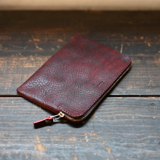 フラットジップポーチ S / ハバナ限定仕様