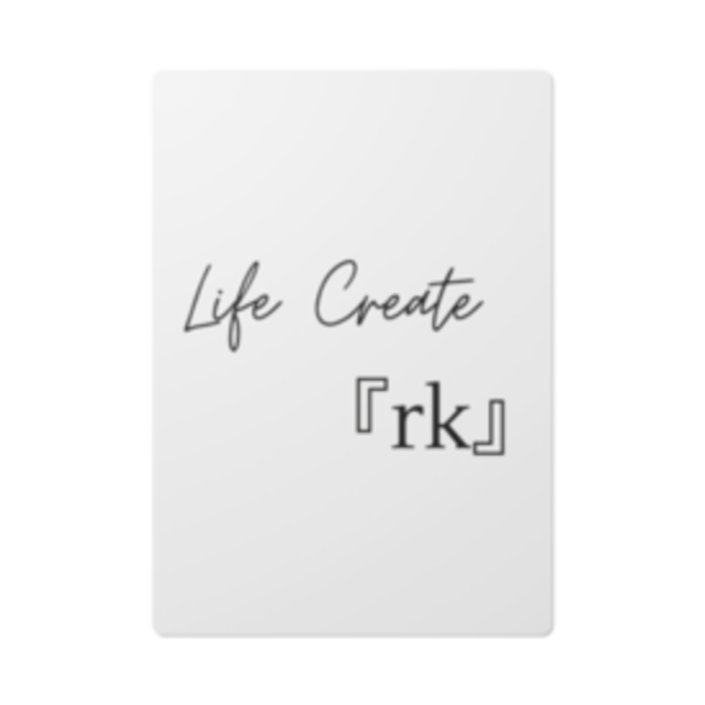 Life Create『rk』　下敷き　A4
