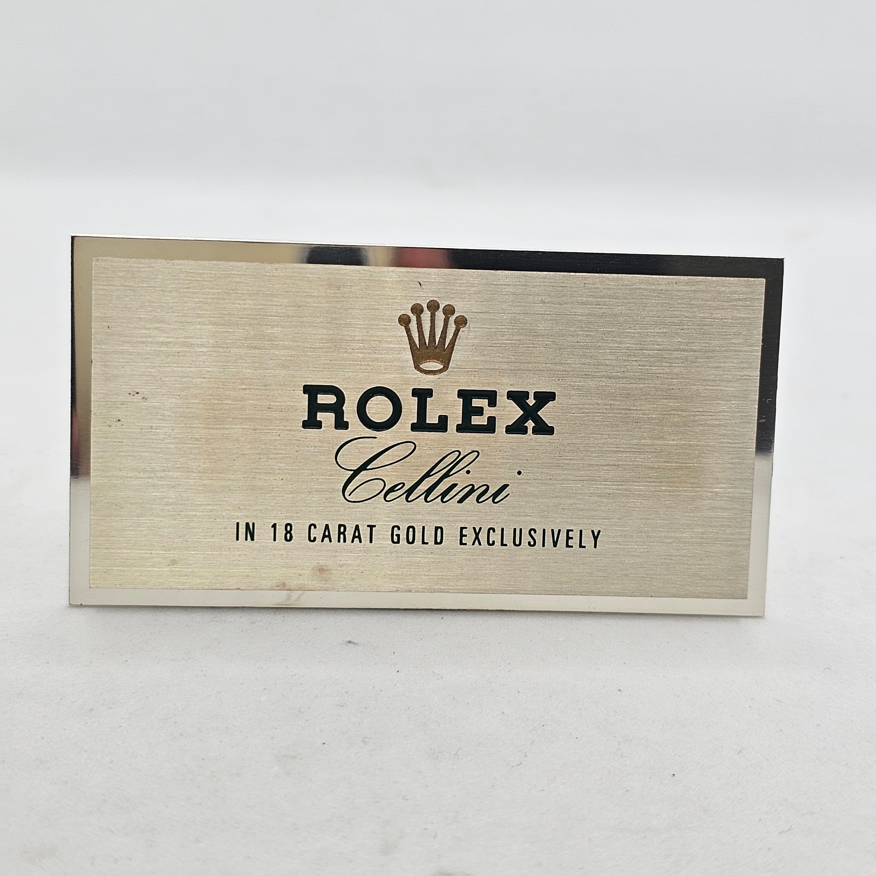 ロレックス 非売品 プレート プレート ディスプレイ 非売品 ら行激安