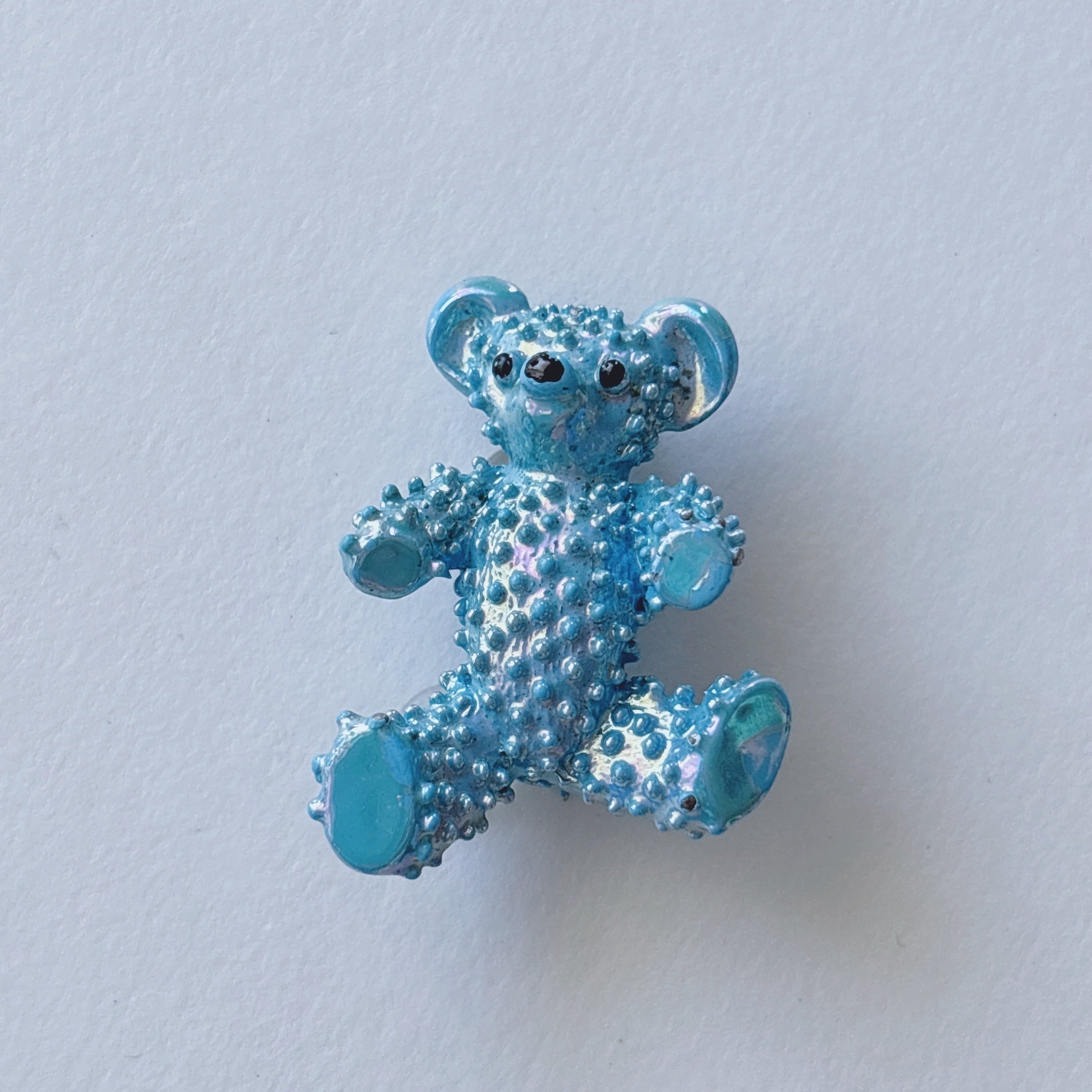 Vintage 70s - 80s gold tone teddy bear brooch ヴィンテージ 70年代