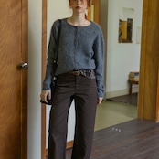 Duveteux Crew Neck Knit Cardigan F0819