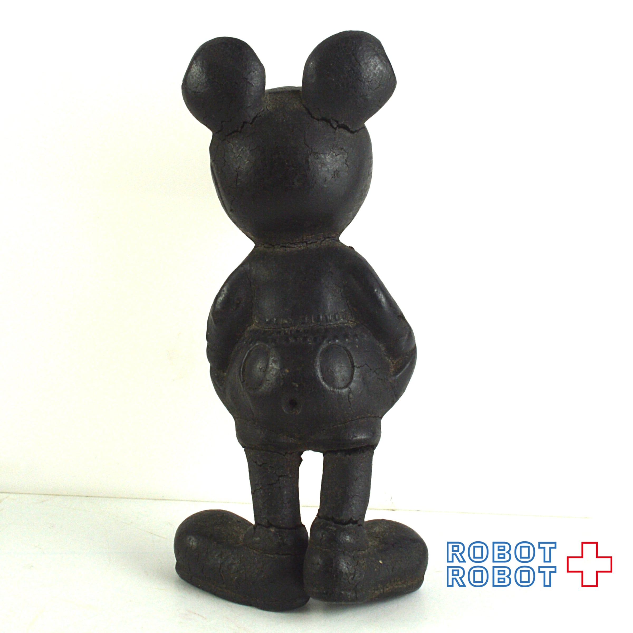 P*O様 (貴重品)SEIBERLING LATEX ミッキーマウスフィギュア Seiberling社 ミッキーマウス ラテックス製フィギュア 黒 1930年代