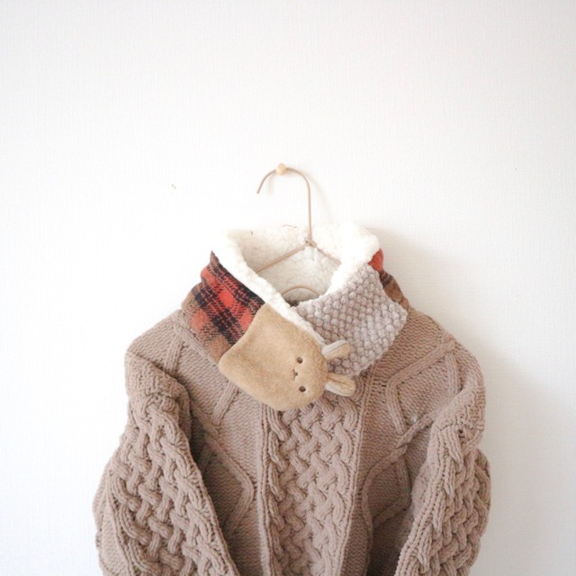 ゆきぐにマフラー 親子set【くるみ】