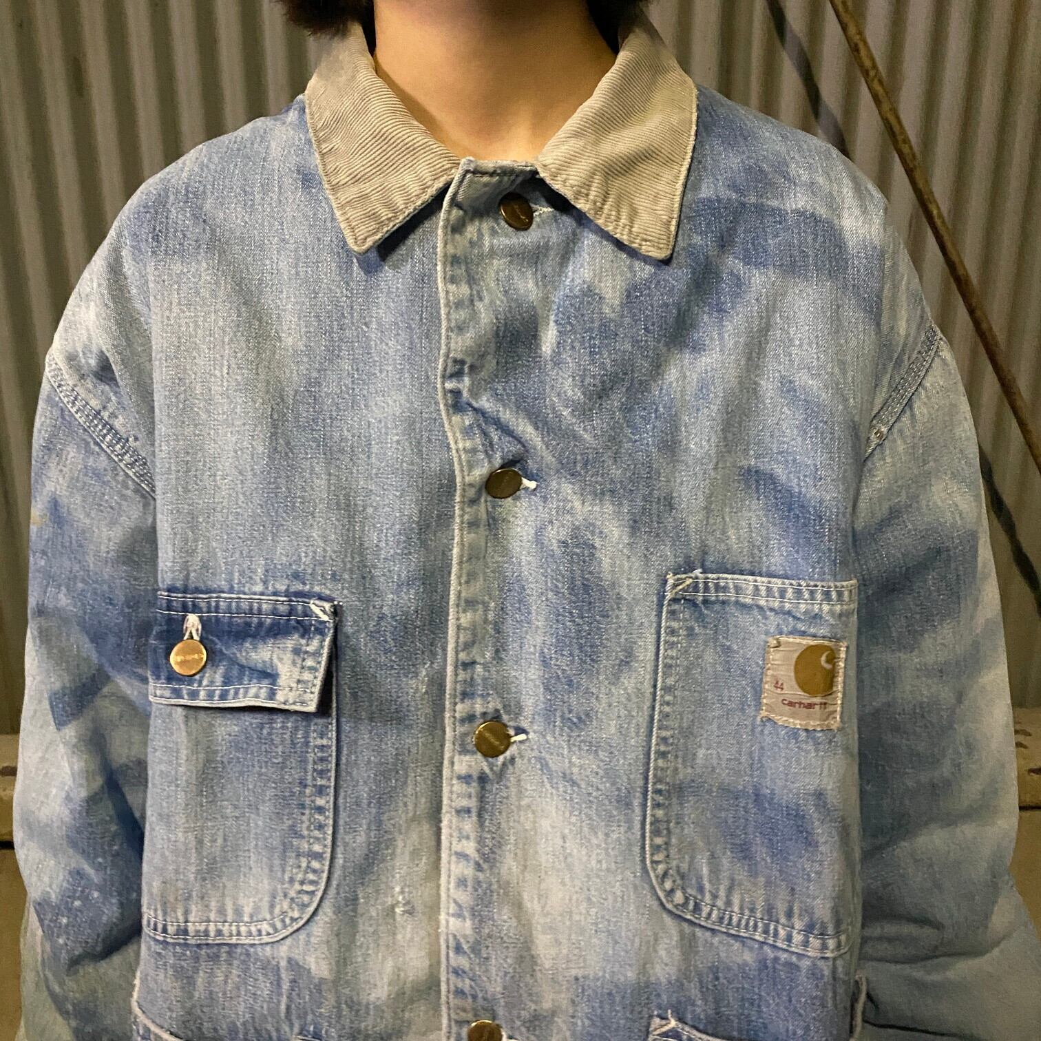 Carhartt カーハート デニム ミシガンチョアコート メンズXL相当 古着 
