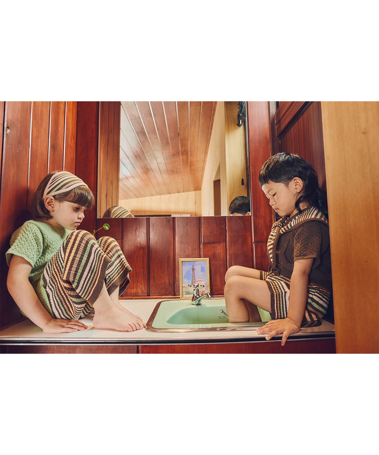 MABLI　CARAVAN PANTS - TREE HOUSE STRIPE(4y,6y)