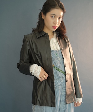 【送料無料】90's sheep leather jacket