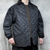 black quilting jacket