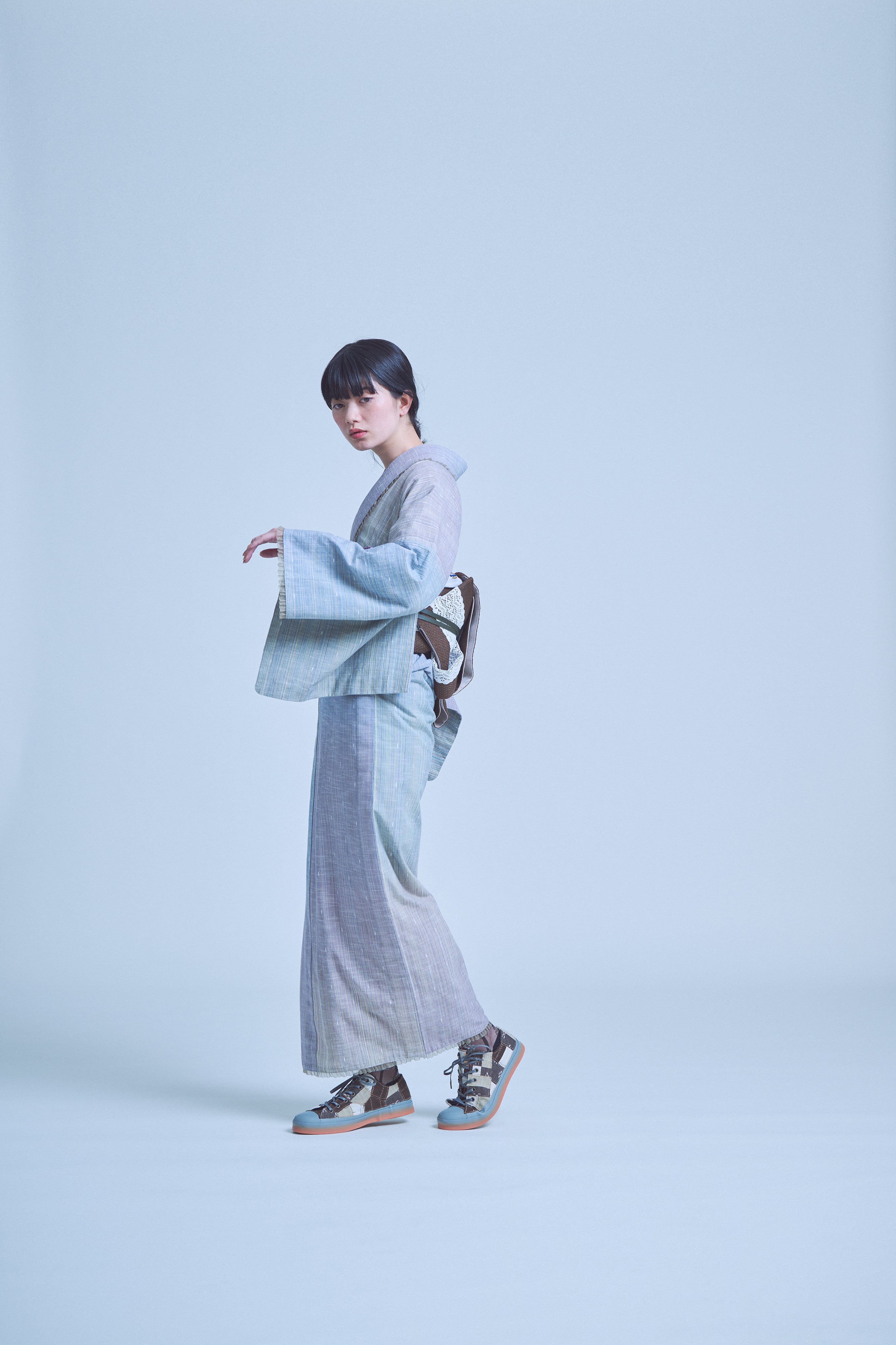 きもの / 久留米絣 / aurora blue | KIMONO ARCH