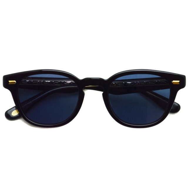 Eyevan Webb Sun Pbk ブラック ゴールド ダークブルー偏光レンズ サングラス 中目黒のメガネ サングラスセレクトショップ Props