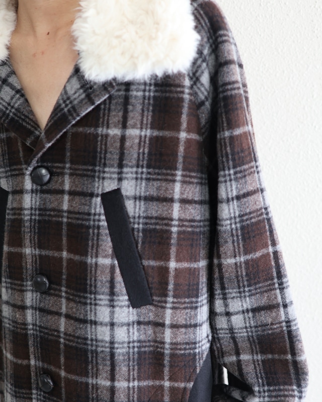theworldisyouroyster 25AW/GNOLI Coat Brown/Black