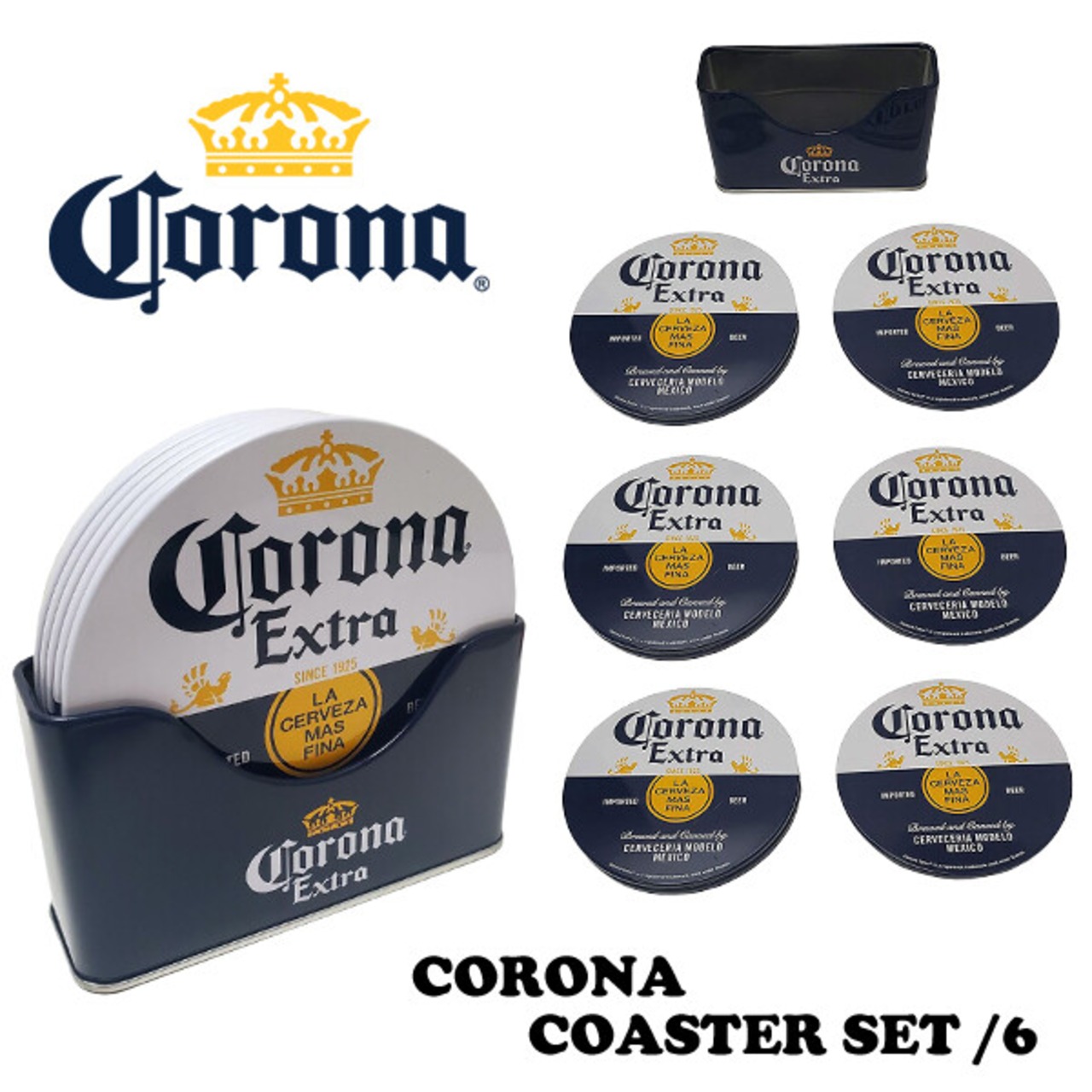 CORONA コロナ コースターセット S/6