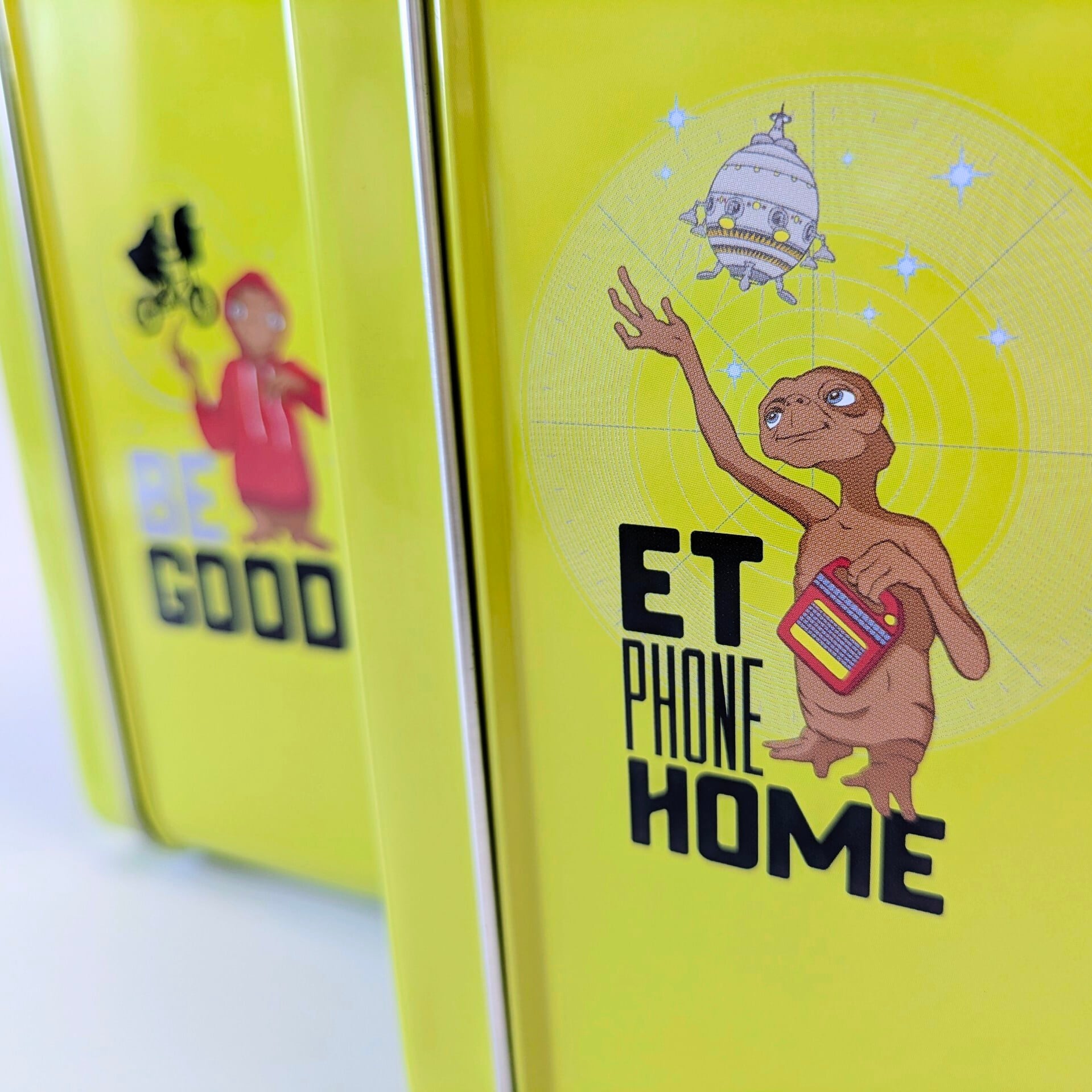 【 E.T.( イーティー )】Tin LUNCH BOX / ランチボックス / ブリキ缶 〚アメリカン雑貨 アメトイ〛