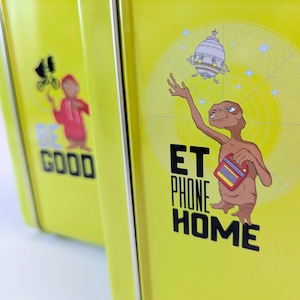 【 E.T.( イーティー )】Tin LUNCH BOX / ランチボックス / ブリキ缶 〚アメリカン雑貨 アメトイ〛