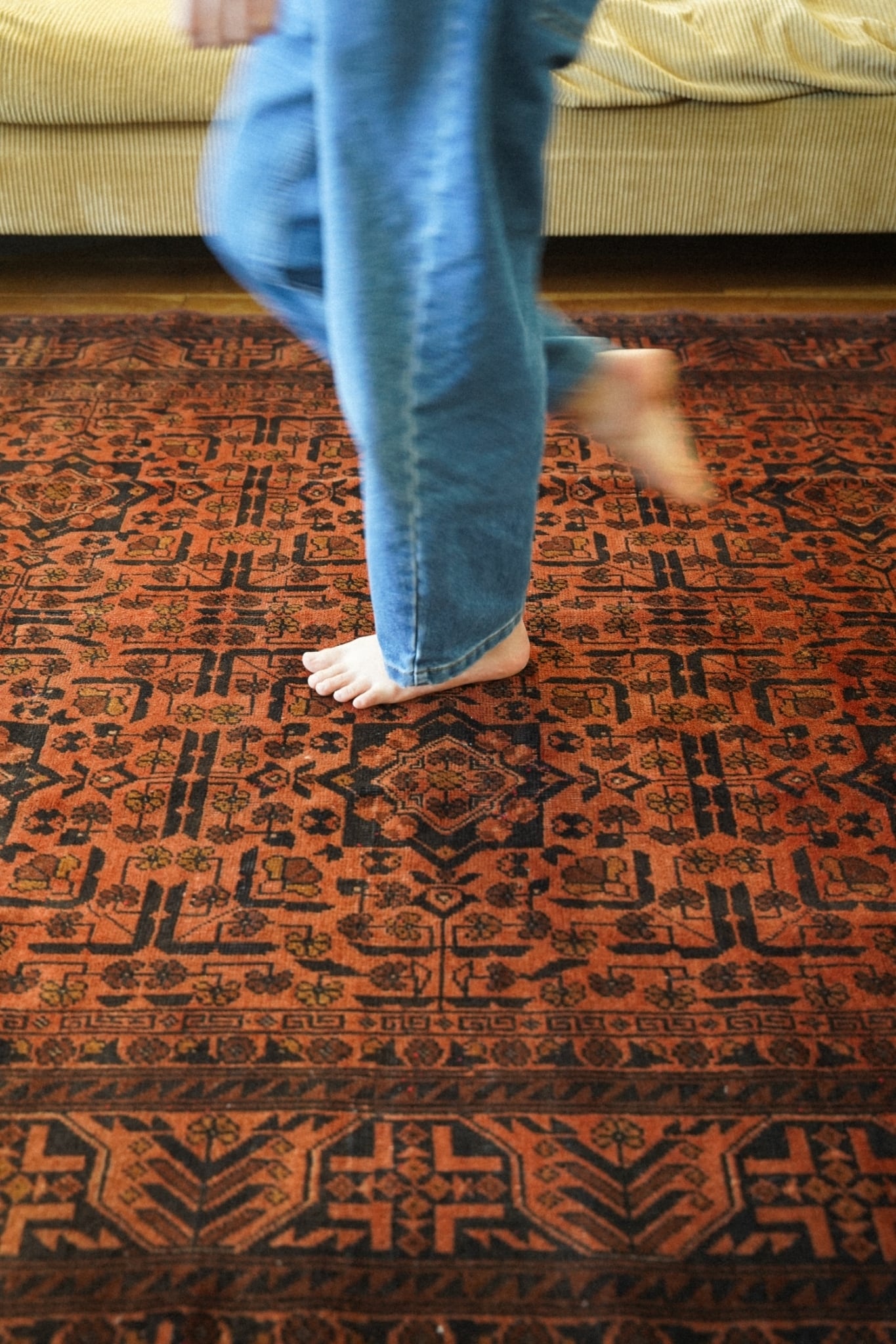 1540-Vintage Turkmen Khal Mohammadi rug